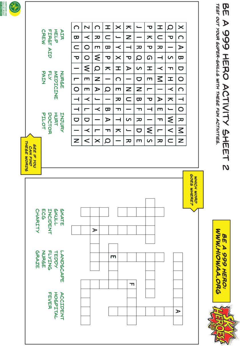 Activity – Wordsearch